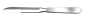 Preview: Seziermesser halbglatt 25,5 cm