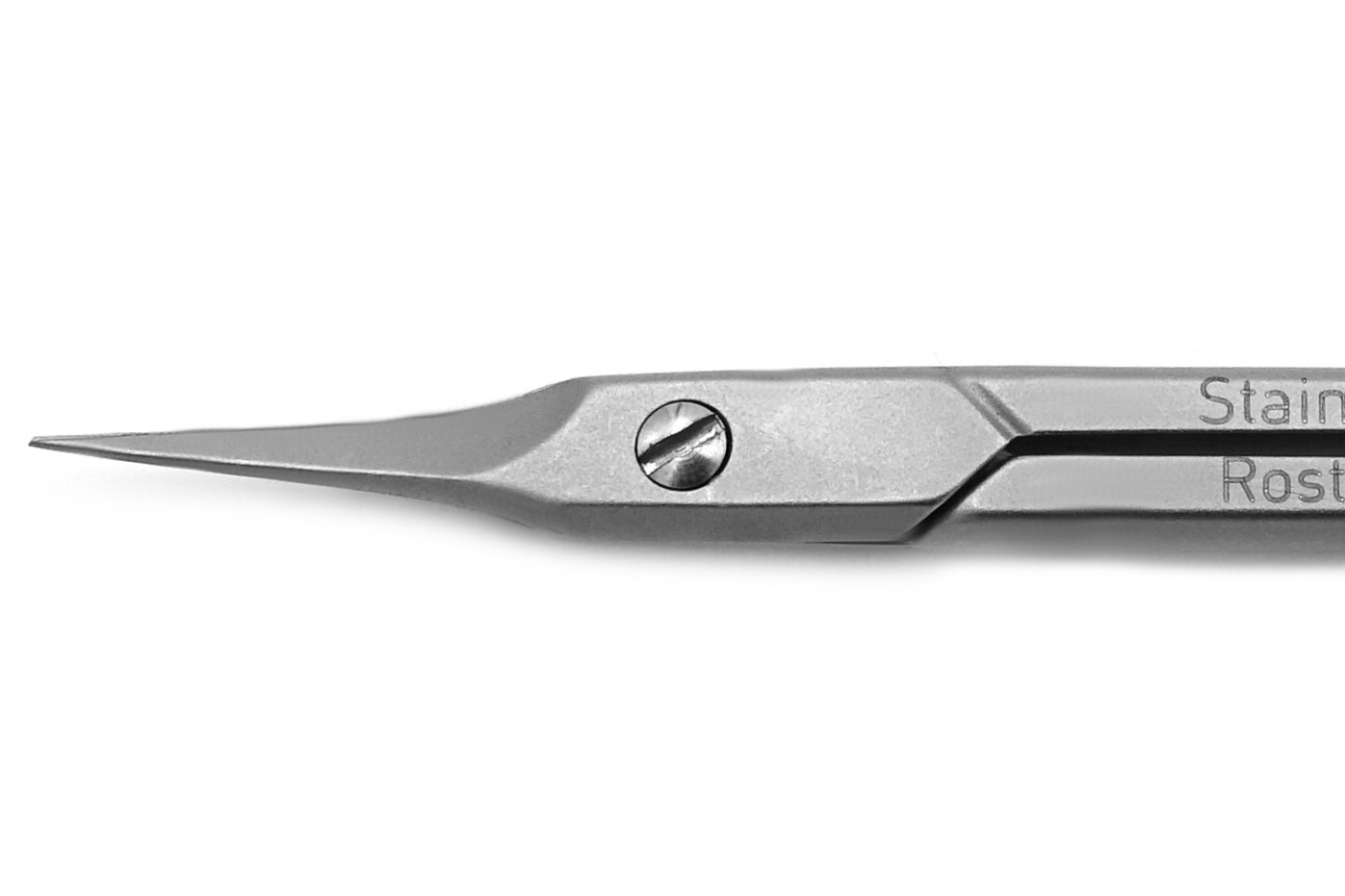Profi Nagel- & Hautschere 9 Cm – Gebogen, Matt, Edelstahl, Für Maniküre & Pediküre, Justierbar