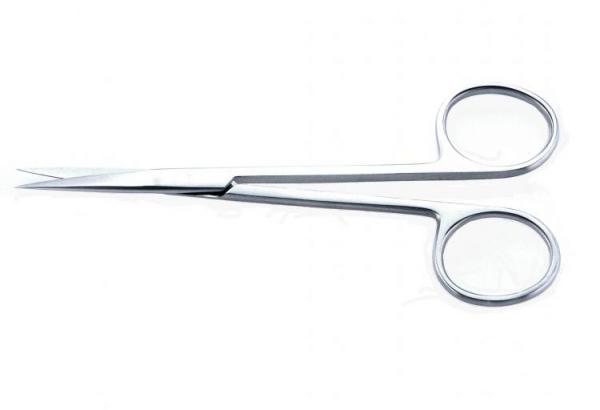 Gum Scissors TC 4.5 inch (11,5 cm) straight