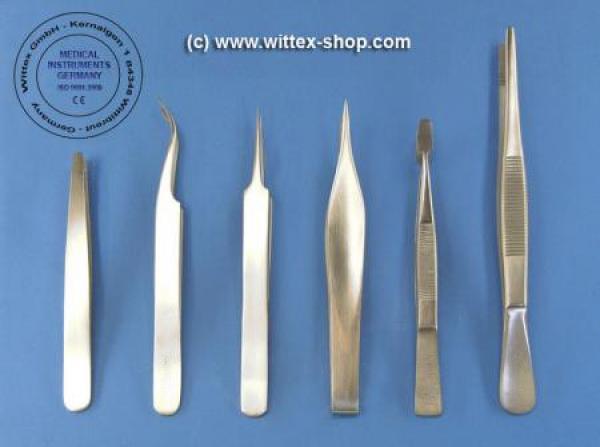 Set of tweezers (6 pieces)