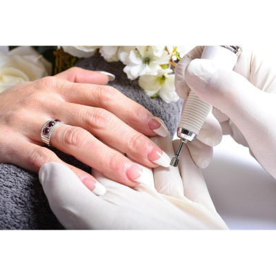 Fräser für Nagel- und Fußpflege mit Diamantschleifer, mittlere Körnung, Zylinderform – Ideal zur Hornhautbehandlung