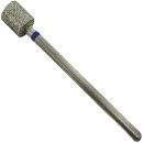 Milling cutter for nail and foot care with diamond grinder, medium grit, cylindrical shape – Ideal for callus treatment