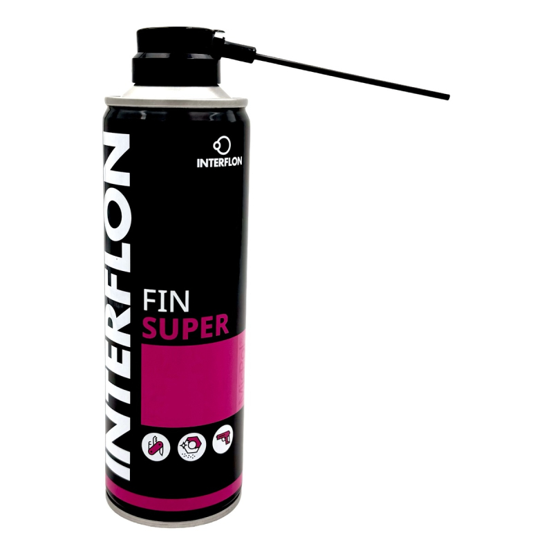 Interflon Teflon Trockenschmierspay Fin Super - mit MicPol Technologie 300 ml